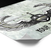 Luftangriffspulster Poster (Ecke)