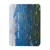 Luftansicht der Jasper-Seen - Kanada Magnet (Vertikal)