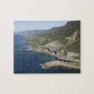 Luftansicht der Sea Cliff Bridge in der Nähe von W Puzzle