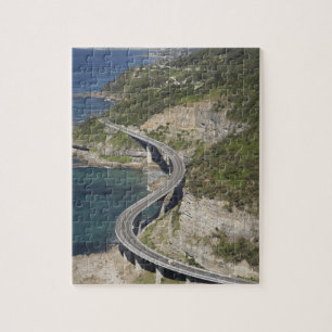 Luftansicht der Sea Cliff Bridge in der Nähe von W Puzzle