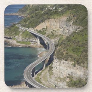 Luftansicht der Sea Cliff Bridge in der Nähe von W Untersetzer