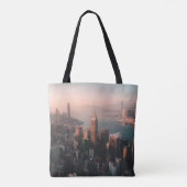 LUFTANSICHT DER STADT TASCHE (Rückseite)
