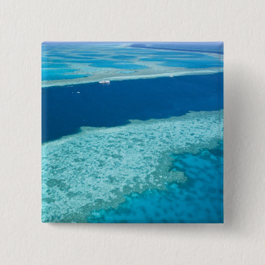 Luftansicht des Great Barrier Reef von der Button (Vorderseite)