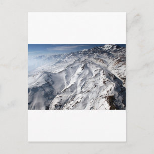 Luftansicht des Skigebiets Valle Nevado Chile Postkarte