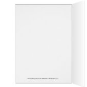 Luftansicht Lincoln Memorial Washington DC Card (Innen (Links))