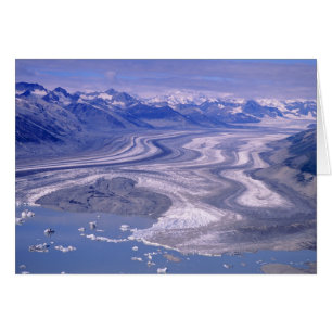 Luftansicht Lowell-Gletscher, Kluane-Nationalpark