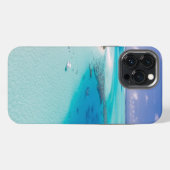 Luftansicht vom Strand iPhone Hülle (Rückseite (Horizontal))