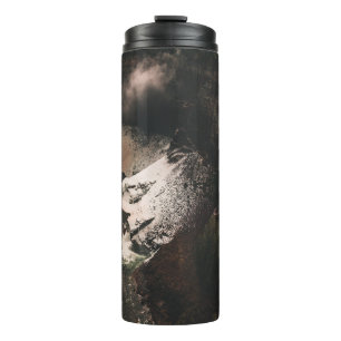 LUFTANSICHT VON WASSERFÄLLEN THERMOSBECHER