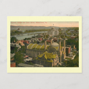 Luftansicht, Wilkes Barre, Pennsylvania Vintage Postkarte