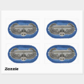 LUFTASSAULT-ABZEICHEN AUF 2/502ND OVAL STICKERS (Blatt)