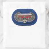 LUFTASSAULT-ABZEICHEN AUF 3/187 INFANTRY OVAL STIC RECHTECKIGER AUFKLEBER (Tasche)