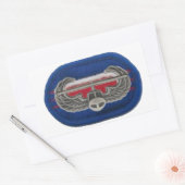 LUFTASSAULT-ABZEICHEN AUF 3/187 INFANTRY OVAL STIC RECHTECKIGER AUFKLEBER (Umschlag)