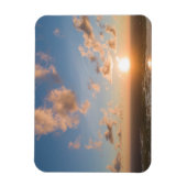 Luftaufklärungsbild über Küstenhorizont Magnet (Vertikal)