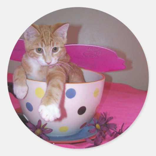 Luftaufkleber Runder Aufkleber (Vorderseite)