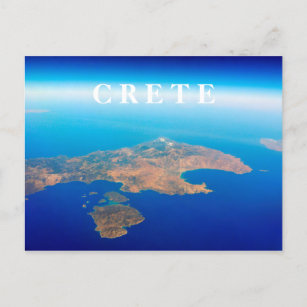 Luftaufnahme auf Kreta Postkarte