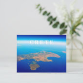 Luftaufnahme auf Kreta Postkarte (Stehend Vorderseite)