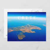 Luftaufnahme auf Kreta Postkarte (Vorne/Hinten)