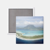 Luftaufnahme aus dem kleinen Flugzeug Bora Magnet (Vorderseite/Rückseite)