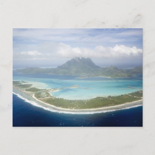 Luftaufnahme aus dem kleinen Flugzeug Bora Postkarte (Vorderseite)