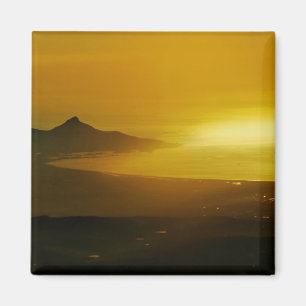 Luftaufnahme Cape Towns am Sonnenuntergang Magnet