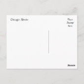 Luftaufnahme Chicago Illinois Travel Post Card Postkarte (Rückseite)