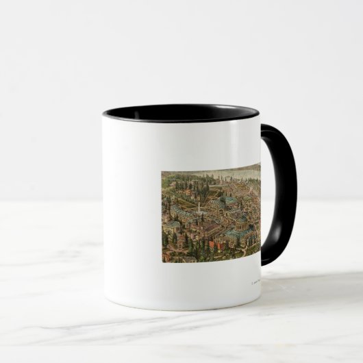 Luftaufnahme der Alaska Yukon Pacific Expo Tasse (VorderseiteRechts)