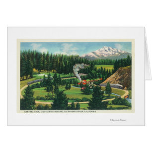 Luftaufnahme der Cantara Schleife, Sacramento