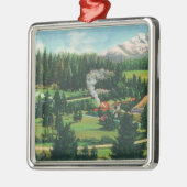 Luftaufnahme der Cantara Schleife, Sacramento Ornament Aus Metall (Links)