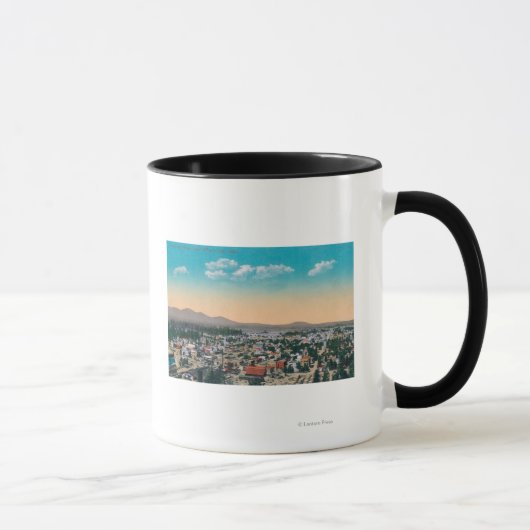 Luftaufnahme der CityCoeur d'Alene, ID Tasse (Rechts)