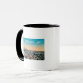 Luftaufnahme der CityCoeur d'Alene, ID Tasse (Vorderseite Links)
