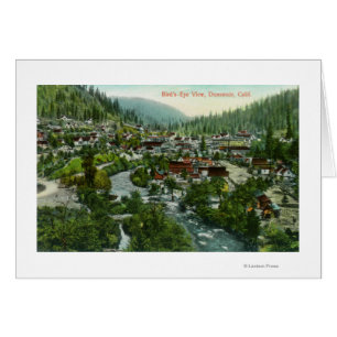 Luftaufnahme der CityDunsmuir, CA