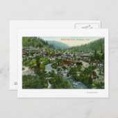 Luftaufnahme der CityDunsmuir, CA Postkarte (Vorne/Hinten)