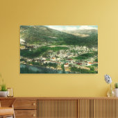 Luftaufnahme der CityKennett, CA Leinwanddruck (Insitu (Wohnzimmer))