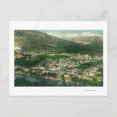 Luftaufnahme der CityKennett, CA Postkarte (Vorderseite)