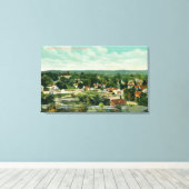 Luftaufnahme der CityPaso Robles, CA Leinwanddruck (Insitu (Holzboden))