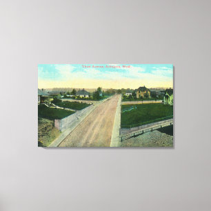 Luftaufnahme der dritten Allee Leinwanddruck