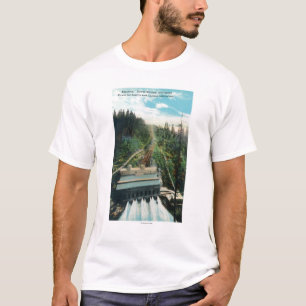 Luftaufnahme der Elektron-Power-Station T-Shirt