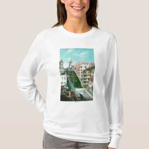 Luftaufnahme der Engels-Flug-Laufkatze T-Shirt