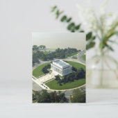 Luftaufnahme der Gedenkstätte von Lincoln Postkarte (Stehend Vorderseite)