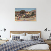 Luftaufnahme der gesamten Mission Leinwanddruck (Insitu (Schlafzimmer))