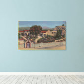 Luftaufnahme der gesamten Mission Leinwanddruck (Insitu (Holzboden))