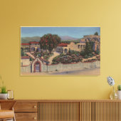 Luftaufnahme der gesamten Mission Leinwanddruck (Insitu (Wohnzimmer))