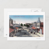 Luftaufnahme der GeschäftsbereicheSelma, CA Postkarte (Vorne/Hinten)