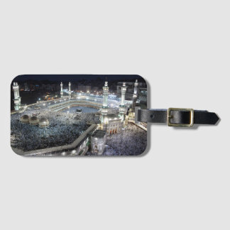 Luftaufnahme der Hajj-Pilger in der Kaaba, Mekka Gepäckanhänger