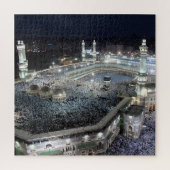 Luftaufnahme der Hajj-Pilger in der Kaaba, Mekka Puzzle (Vertikal)