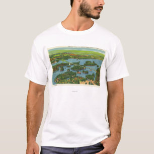 Luftaufnahme der internationalen Brücke T-Shirt