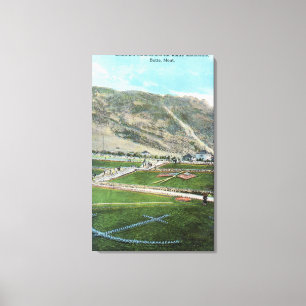 Luftaufnahme der Kolumbiens GardensButte, M.Ü. Leinwanddruck