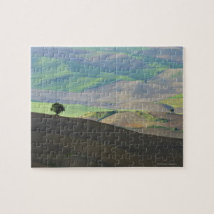 Luftaufnahme der ländlichen Landschaft nahe Ronda Puzzle
