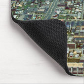Luftaufnahme der Ozean-Stadt Maryland Mousepad (Ecke)