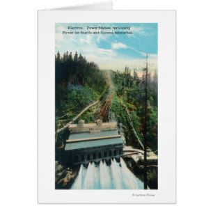 Luftaufnahme der Power-Station Electron